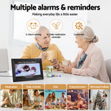 Artiss 10" Digital Day Clock Alarm Calendar Dementia Date Week Desk Clocks Black