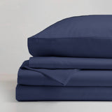 Ddecor Home 1500 Thread count Premium Cotton Blend Indigo Queen Sheet Set