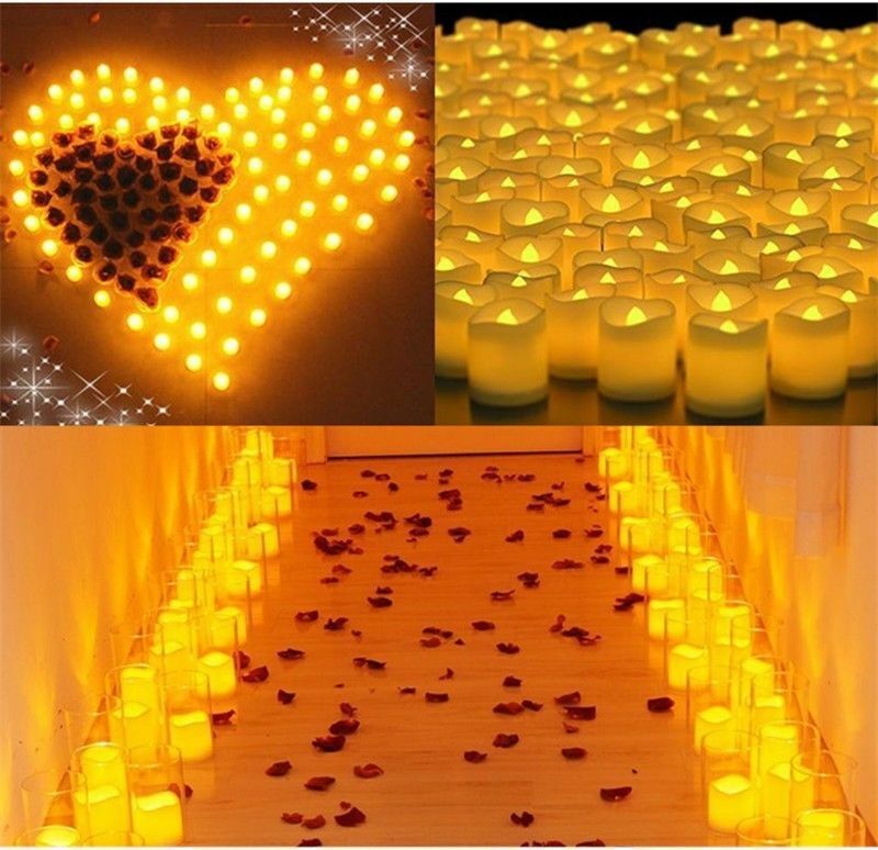 48PCS Flameless LED Tea Light Candle