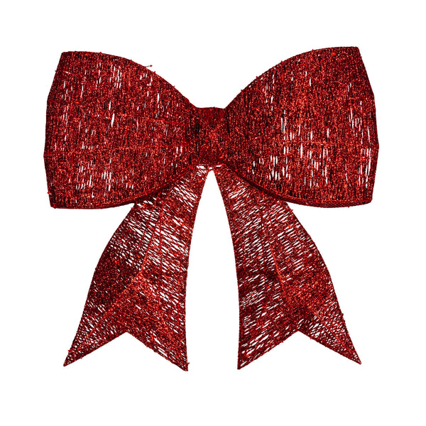 Christabelle 91cm Christmas Display Bow With Led And Twinkle Lights Festive Decoration