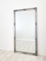 French Provincial Ornate Mirror - ANTIQUE SILVER- X Large 100cm x 190cm