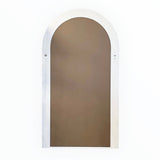 Interior Ave -Sierra Arched Step Mirror - Beach White - Large Full Length Mirror