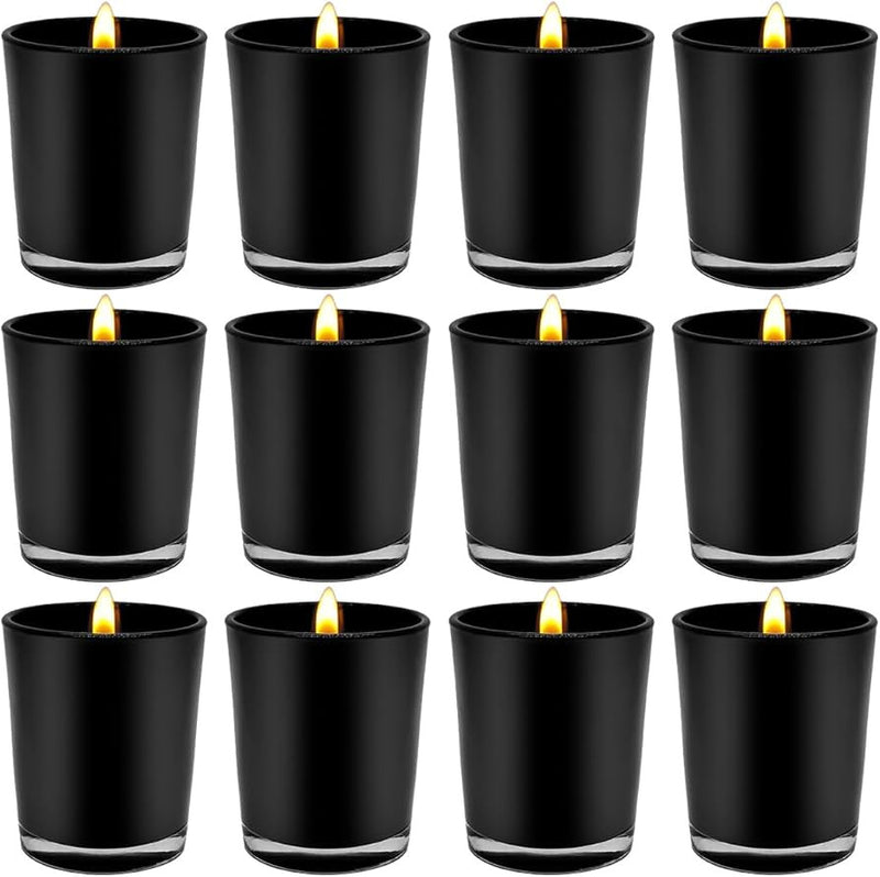 20 Pack Black Matt Tealight Candle Holder 6.5cm
