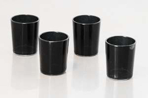 20 Pack Black Matt Tealight Candle Holder 6.5cm