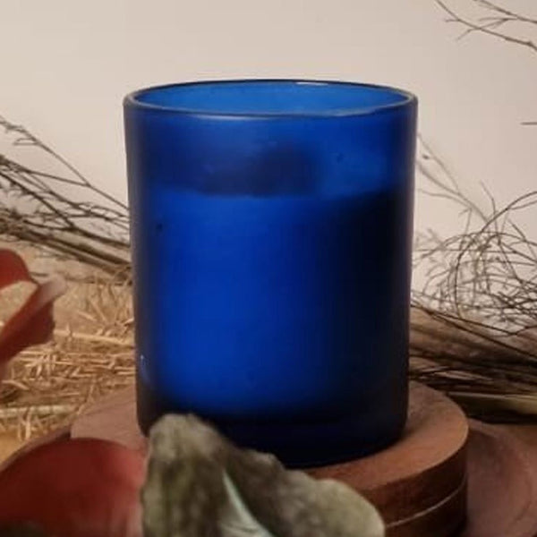 40 Pack Blue Frosted Glass Votive Tealight Candle Holders