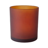 40 Pack Brown Frosted Glass Votive Tealight Candle Holders