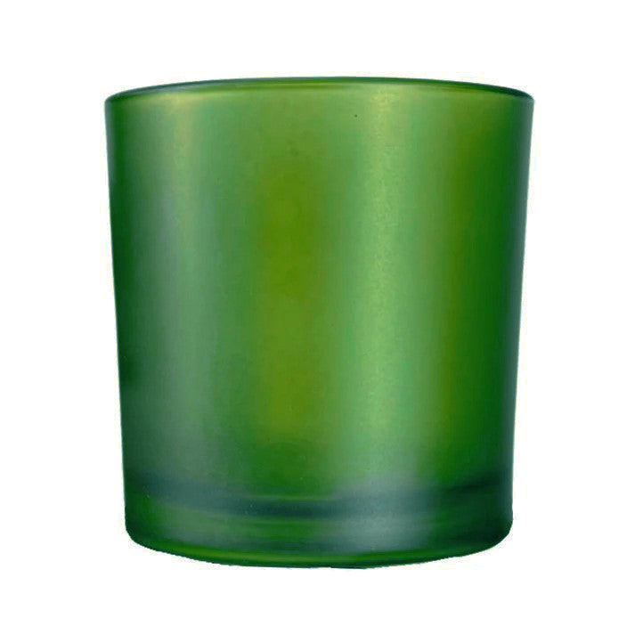 40 Bulk Pack Green Frosted Glass Votive Candle Holders