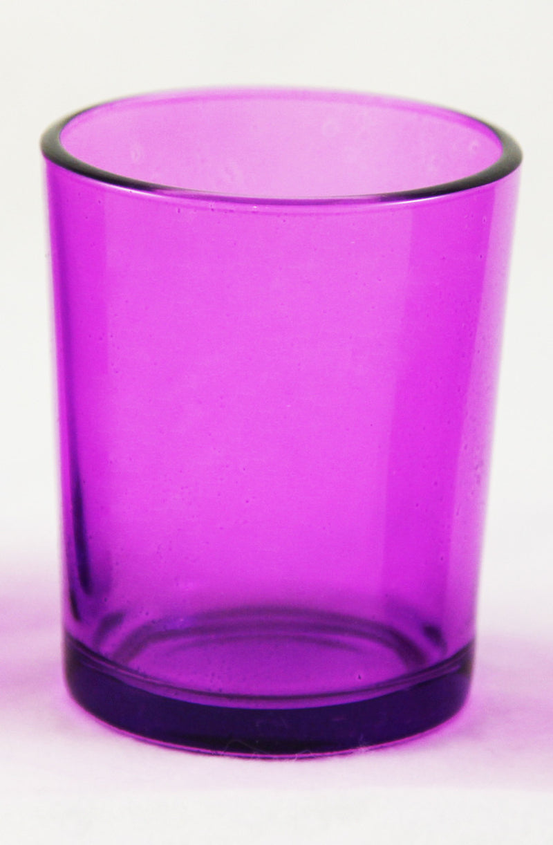 20 Pack Purple Glass Votive Tealight Candle Holders
