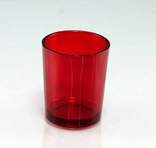 40 Pack Red Glass Votive Tealight Candle Holders