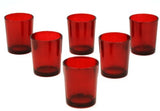40 Pack Red Glass Votive Tealight Candle Holders