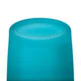 10 Pack Turquoise Frosted Glass Votive Tealight Candle Holders