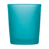 10 Pack Turquoise Frosted Glass Votive Tealight Candle Holders