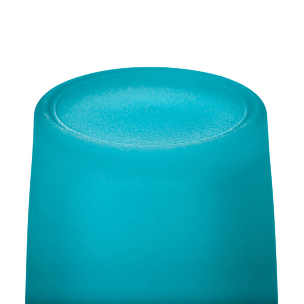 20 Pack Turquoise Frosted Glass Votive Tealight Candle Holders