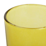 10 Pack Yellow Glass Votive Candle Holders