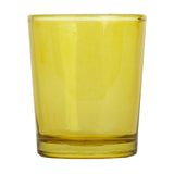40 Bulk Yellow Glass Votive Candle Holders Table