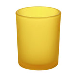 20 Pack Yellow Frosted Glass Votive Candle Holders