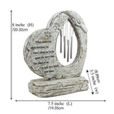 Wind Chime Pet Memorial Headstone Outdoor Garden Decoration for Remembrance