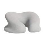 Universal Massage Table Face Cushion Pillow U Shape Head Face Down Rest Pillow - Light Grey