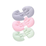Adjustable Maternity Nursing Pillow Support Cushion for Pregnancy Sleep - Pink