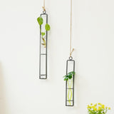 Charming Iron Art Glass Wall Hanging for Home Gardening - Small Size