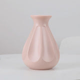 Drop-resistant Plastic Vase for Dry and Wet Flower Arrangements - Blue