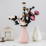 Drop-resistant Plastic Vase for Dry and Wet Flower Arrangements - Blue