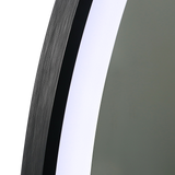 Oval Mirror LED Anti-Fog Illuminated Bathroom Living Room