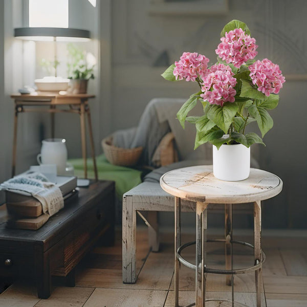 Potted Artificial Hydrangea 50cm