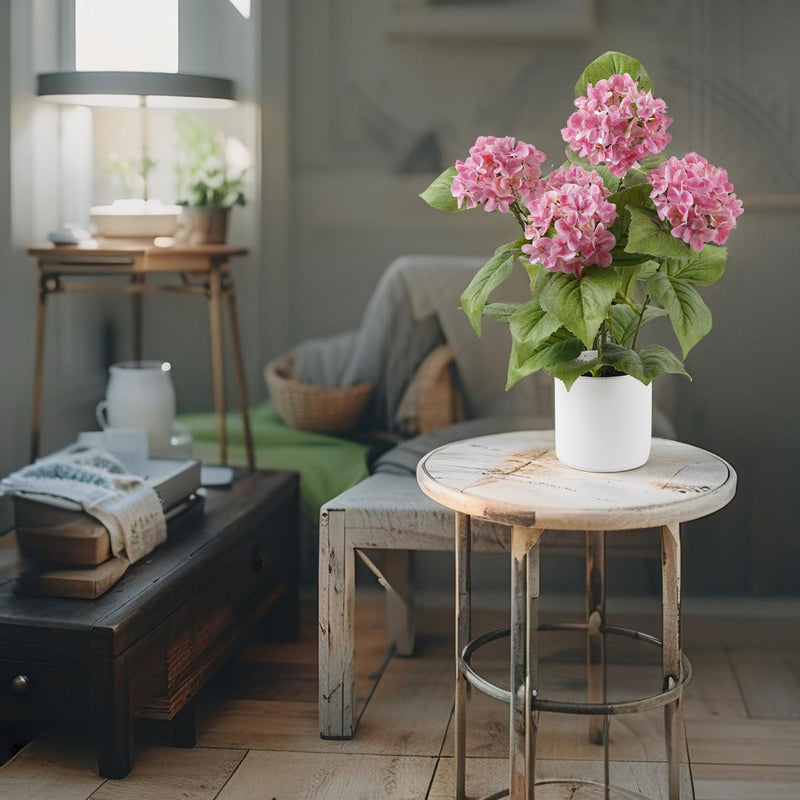Potted Artificial Hydrangea 50cm