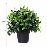 Small Potted Artificial Jasmine Plant UV Resistant 20cm