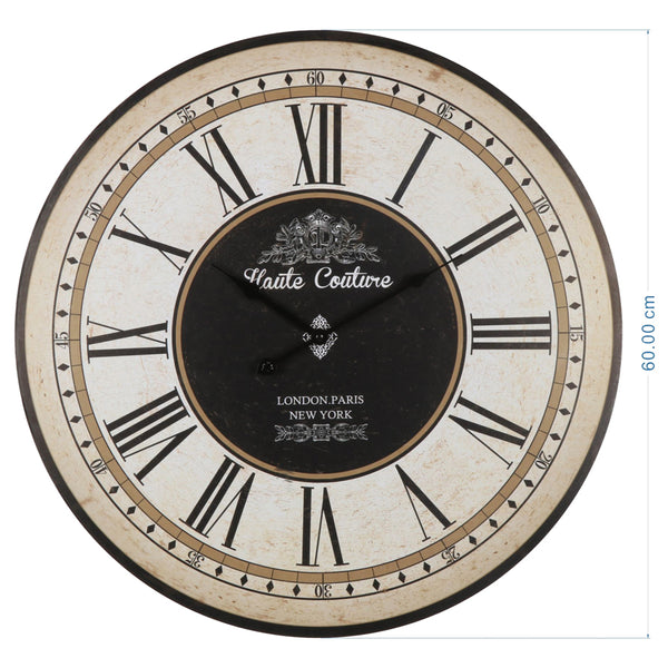 Haute Couture Wall Clock 60cm