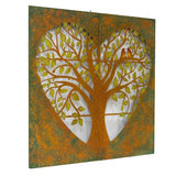 Laser cut Heart 2 Piece Tree of Life Wall Art 94x90cm
