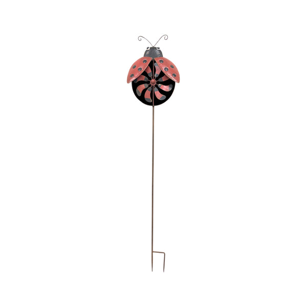 Ladybird Wind Spinner on Stake 150cm