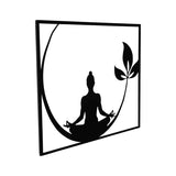 Laser cut Meditation Buddha Wall Art 60x50cm