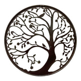 Round Laser Cut Tree Of Life w Roots + Birds 52cm