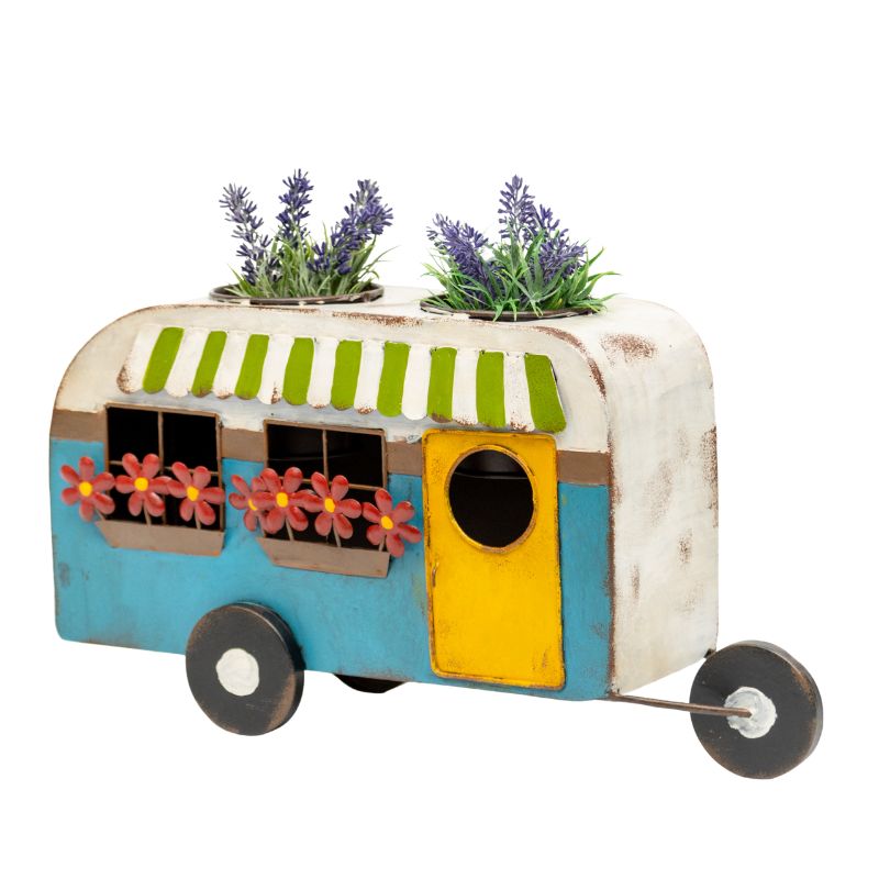 Colourful Caravan Double Pot Planter 43cm