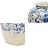 Glazed Stoneware Look Vase 43cm