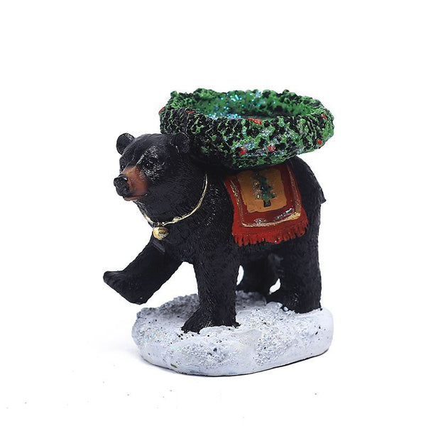 The Bear With The Candlestick On His Back Candle Holder