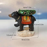 The Bear With The Candlestick On His Back Candle Holder