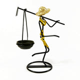 Gold Modern Iron Art Candle Holder