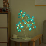 LED Rose Flower Tree Light with Detachable Base and USB Switch