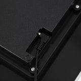 Large 12-Inch LED Digital Clock with Temperature Display & Mirror Finish - Perfect for Modern Homes