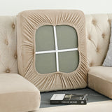 2 Pcs Navy Blue Elegant Polyester Sofa Cover - Full Protection Against Cat Scratches & Wear