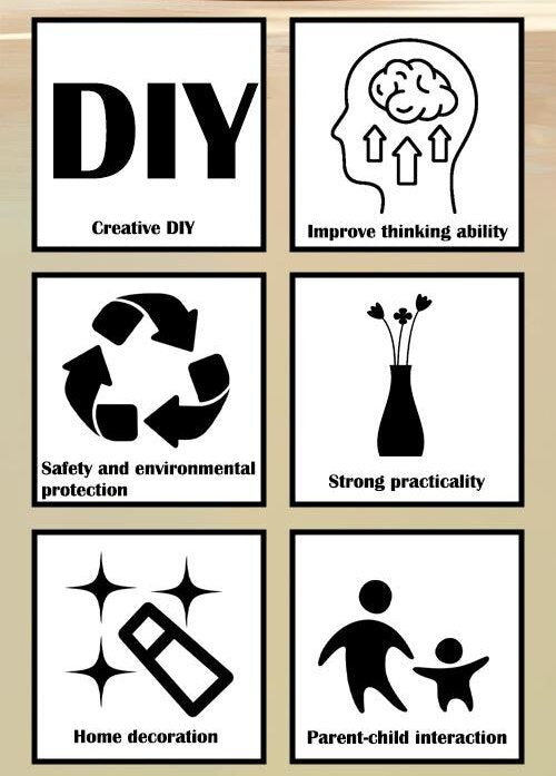 Unique 3D Puzzle Vase with Built-in Water Holder - Fun DIY Project (Waves)