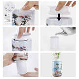 Colorful Style 2 DIY 3D Puzzle Vase - Creative Jigsaw Flower Holder with Waterproof Liner - Decorative Home Accent & Unique Gift