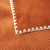 200*230CM Grey Ultra-Soft Dual-Sided Waffle & Plush Fleece Blanket - Large Cozy Throw for Bed & Sofa