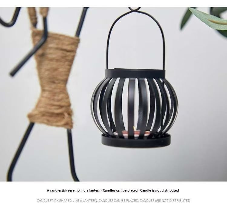 Creative Iron Girl Candle Holder(Style E)