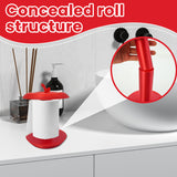 Apple-Shaped Adjustable Paper Towel Stand(red)