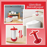 Apple-Shaped Adjustable Paper Towel Stand(red)