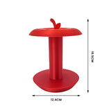 Apple-Shaped Adjustable Paper Towel Stand(red)